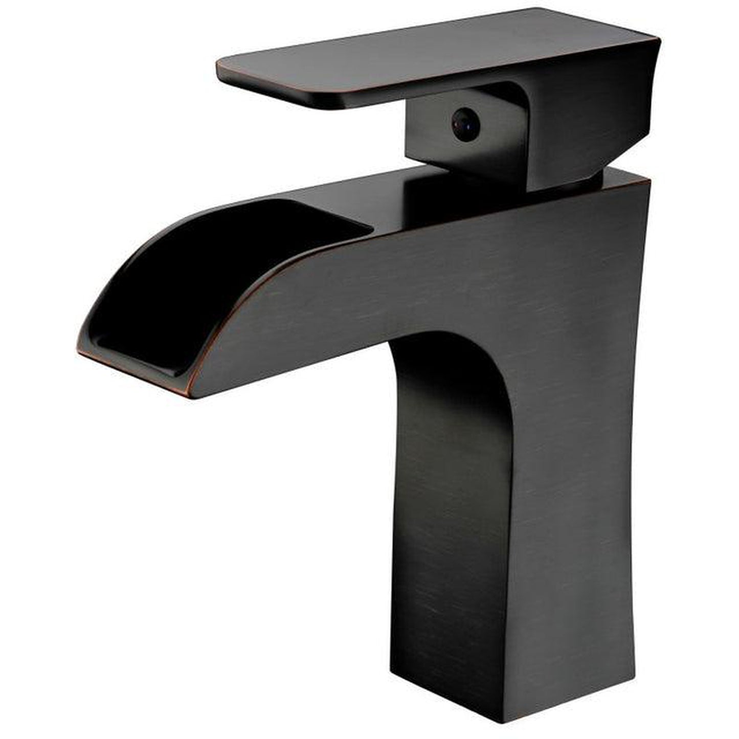 ANZZI Forza Series 4" Single Hole Oil Rubbed Bronze Low-Arc Bathroom Sink Faucet