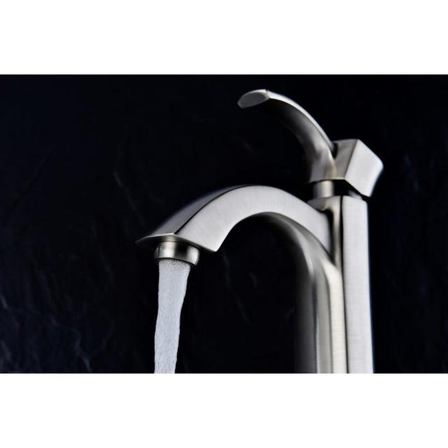 ANZZI Harmony Series 9" Single Hole Brushed Nickel Bathroom Sink Faucet