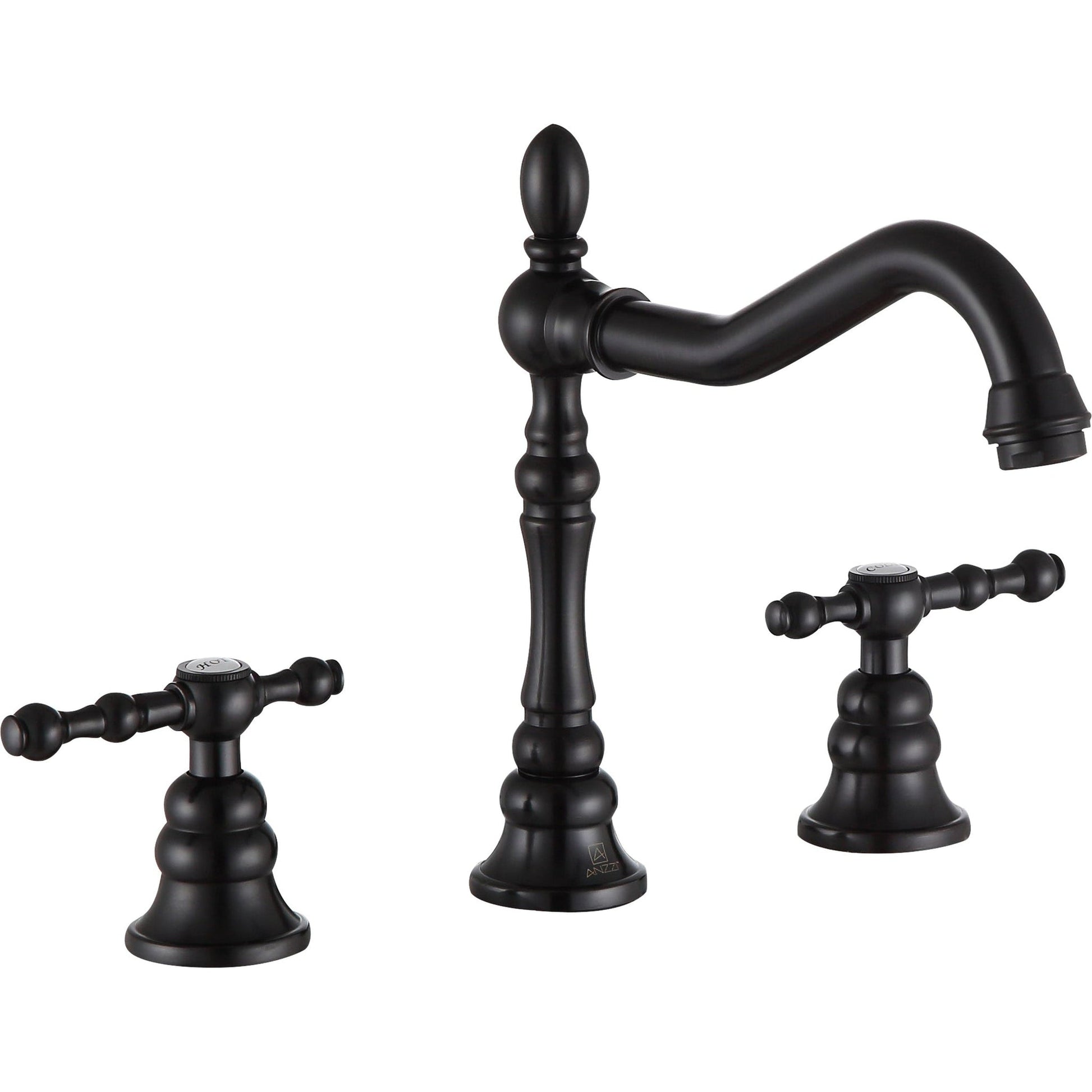 ANZZI Highland Series 6" Widespread Oil Rubbed Bronze Bathroom Sink Faucet