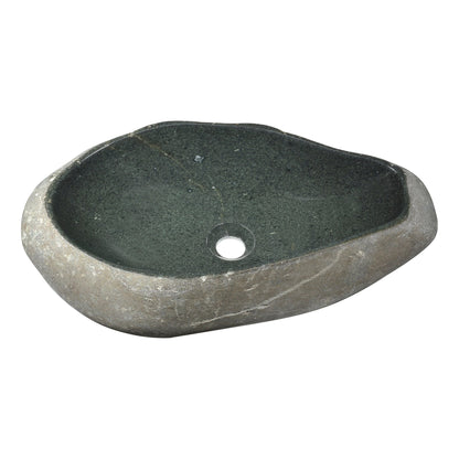 ANZZI Lovro Series 20" x 14" Irregular Shape Dark River Vessel Sink