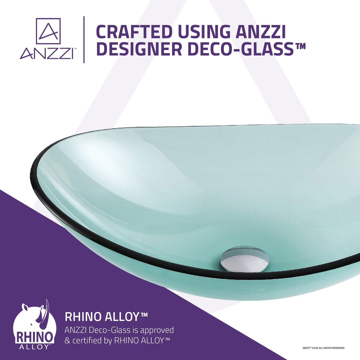 ANZZI Major Series 21" x 14" Oval Shaped Lustrous Green Deco-Glass Vessel Sink With Polished Chrome Pop-Up Drain