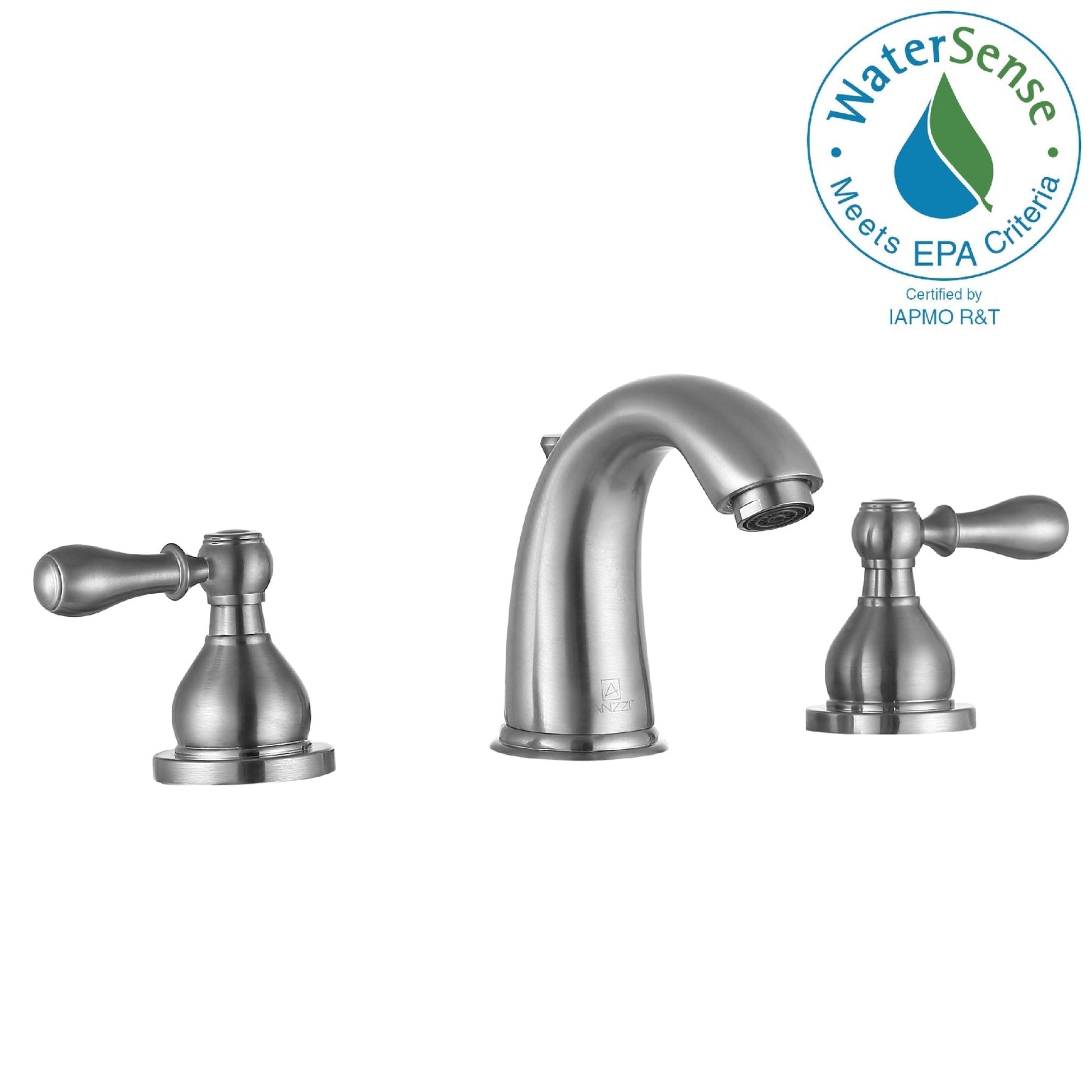 ANZZI Merchant Series 4" Widespread Brushed Nickel Bathroom Sink Faucet