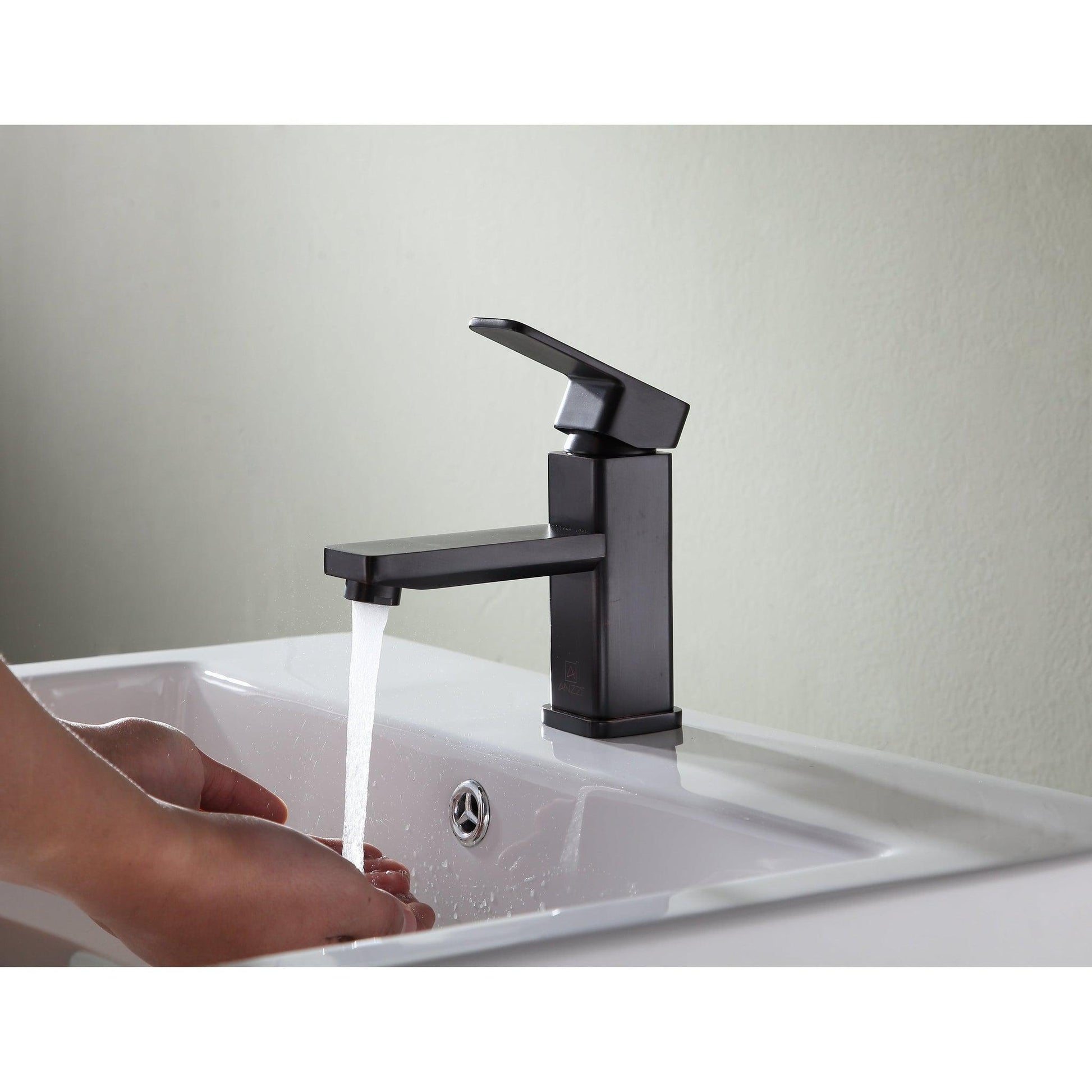 ANZZI Naiadi Series 3" Single Hole Oil Rubbed Bronze Bathroom Sink Faucet