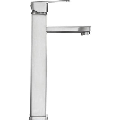 ANZZI Nettuno Series 9" Single Hole Brushed Nickel Bathroom Sink Faucet