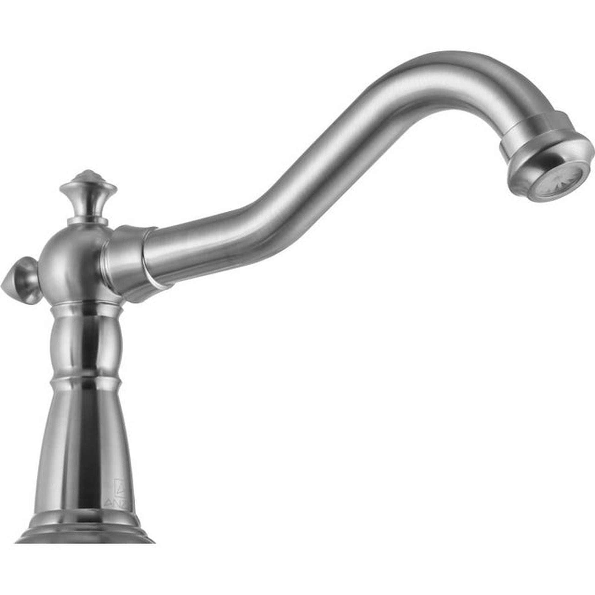 ANZZI Patriarch Series 3-Handle Brushed Nickel Roman Tub Faucet With Euro-Grip Handheld Sprayer