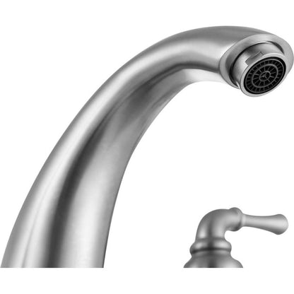 ANZZI Princess Series 3" Widespread Brushed Nickel Bathroom Sink Faucet