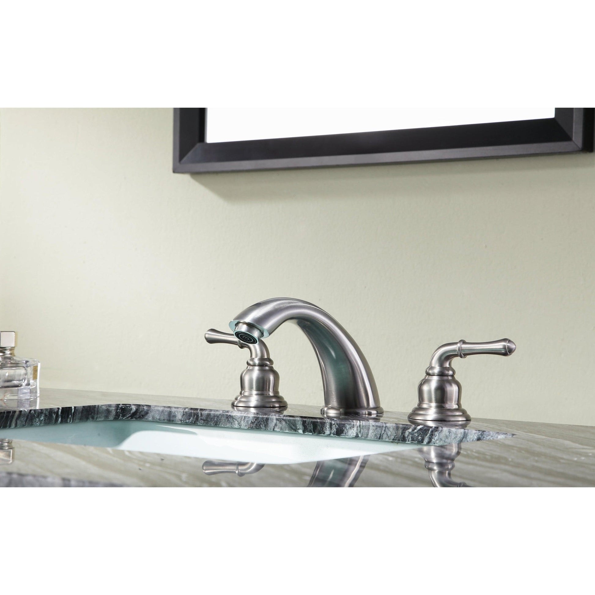ANZZI Princess Series 3" Widespread Brushed Nickel Bathroom Sink Faucet