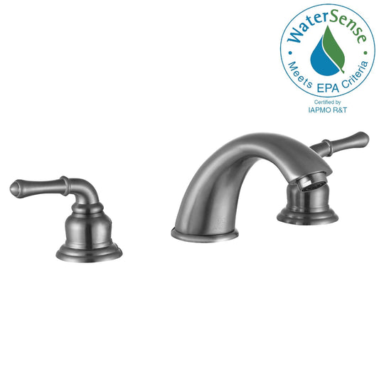 ANZZI Princess Series 3" Widespread Brushed Nickel Bathroom Sink Faucet