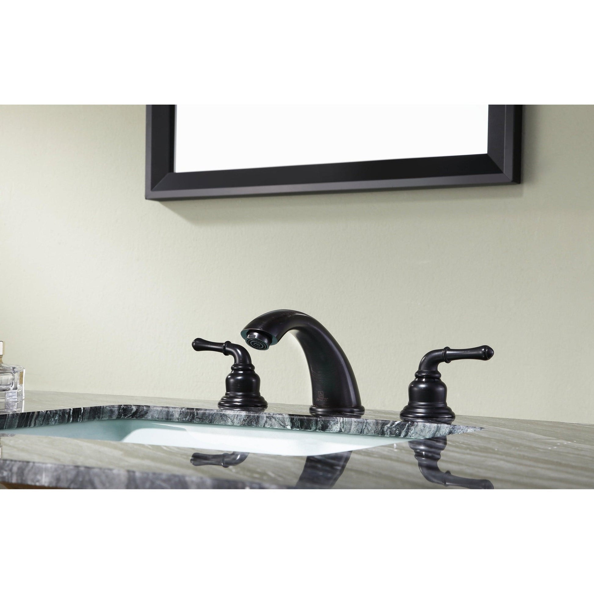 ANZZI Princess Series 3" Widespread Oil Rubbed Bronze Bathroom Sink Faucet