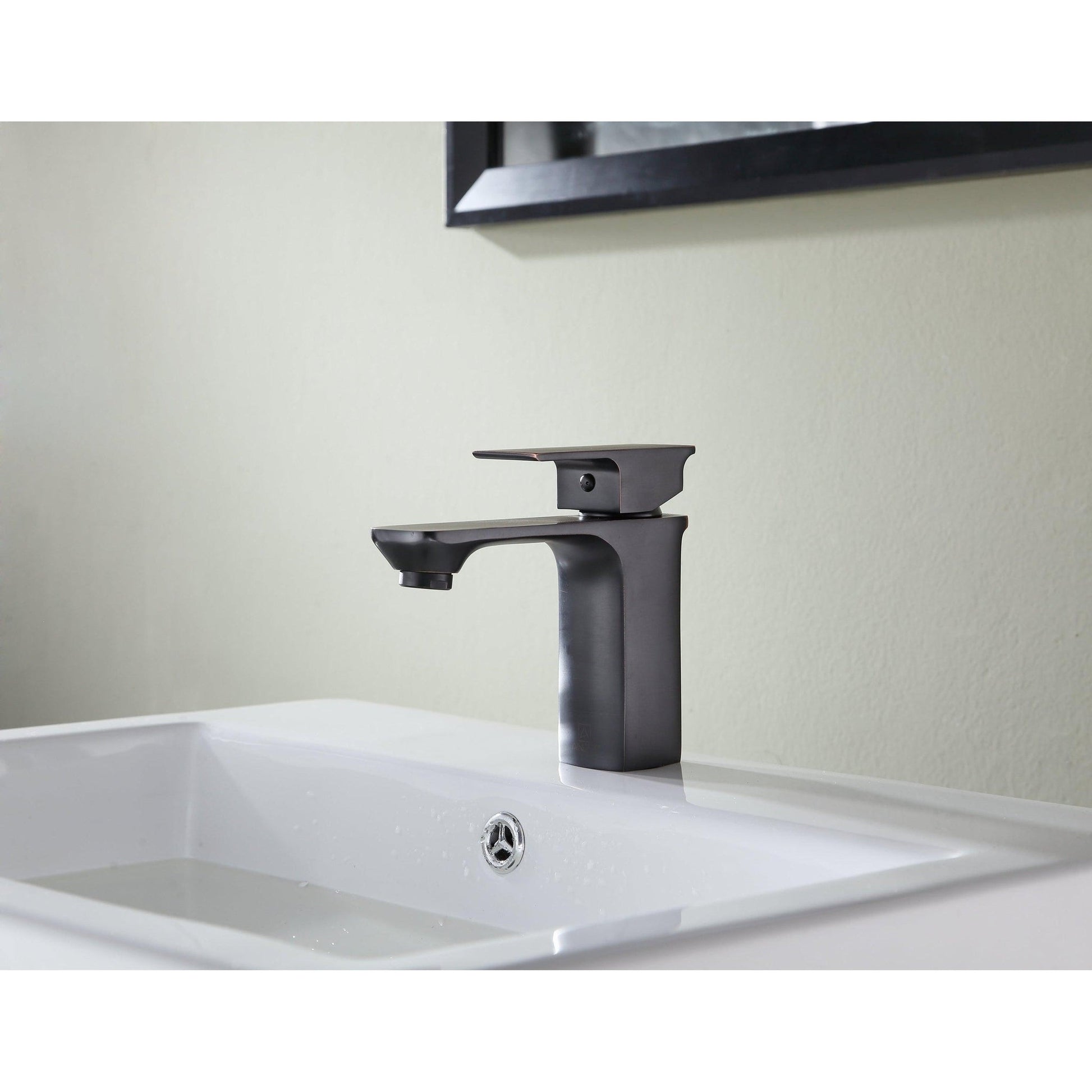 ANZZI Promenade Series 4" Single Hole Oil Rubbed Bronze Bathroom Sink Faucet