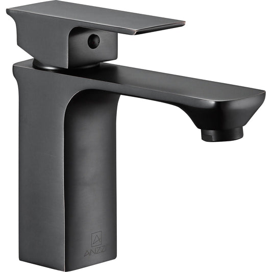 ANZZI Promenade Series 4" Single Hole Oil Rubbed Bronze Bathroom Sink Faucet