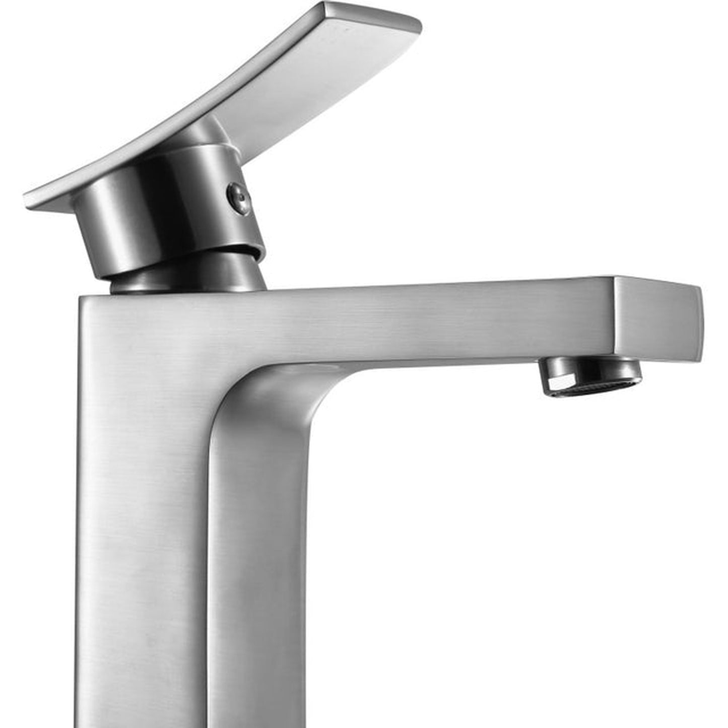 ANZZI Promenade Series 5" Single Hole Brushed Nickel Bathroom Sink Faucet