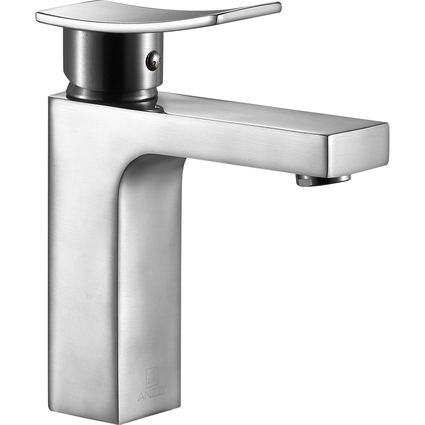 ANZZI Promenade Series 5" Single Hole Brushed Nickel Bathroom Sink Faucet