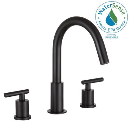 ANZZI Roman Series 6" Widespread Oil Rubbed Bronze Bathroom Sink Faucet