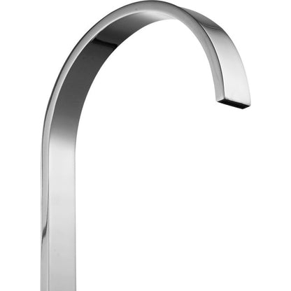 ANZZI Sabre Series 7" Widespread Polished Chrome High-Arc Bathroom Sink Faucet