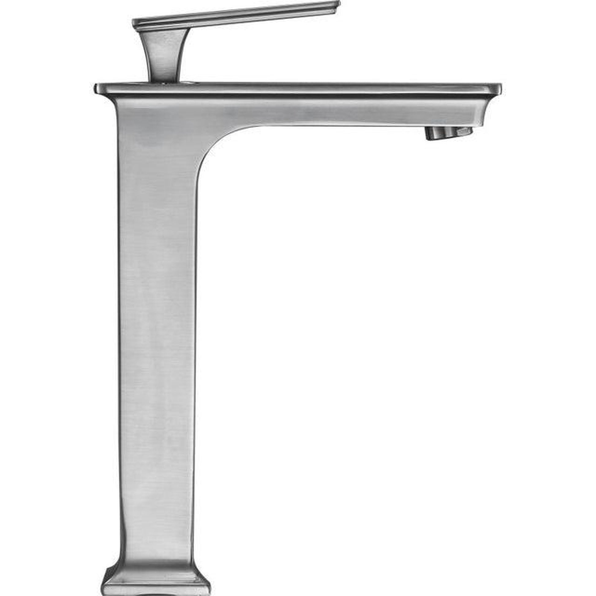 ANZZI Saunter Series 9" Single Hole Brushed Nickel Bathroom Sink Faucet
