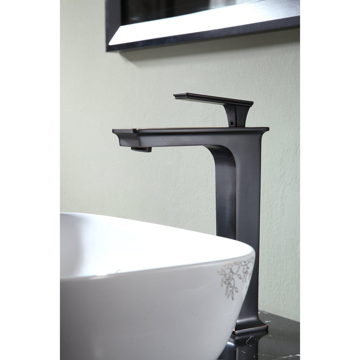 ANZZI Saunter Series 9" Single Hole Oil Rubbed Bronze Bathroom Sink Faucet