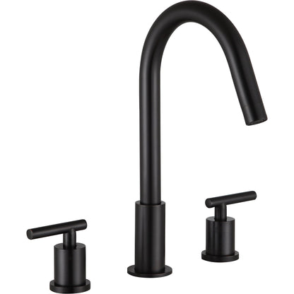 ANZZI Spartan Series 8" Widespread Oil Rubbed Bronze Bathroom Sink Faucet