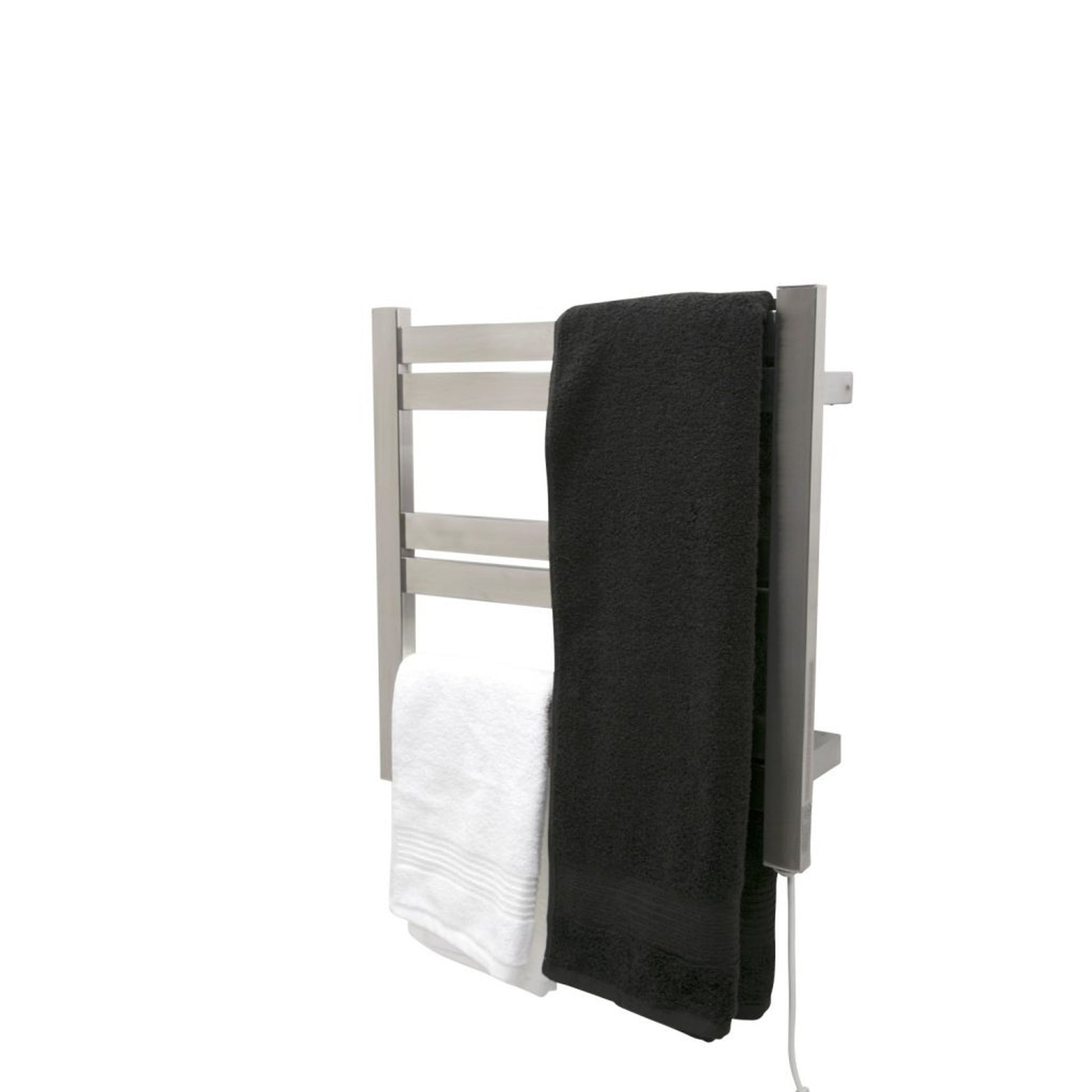 ANZZI Starling Series Brushed Nickel 6-Bar Stainless Steel Wall-Mounted Electric Towel Warmer Rack