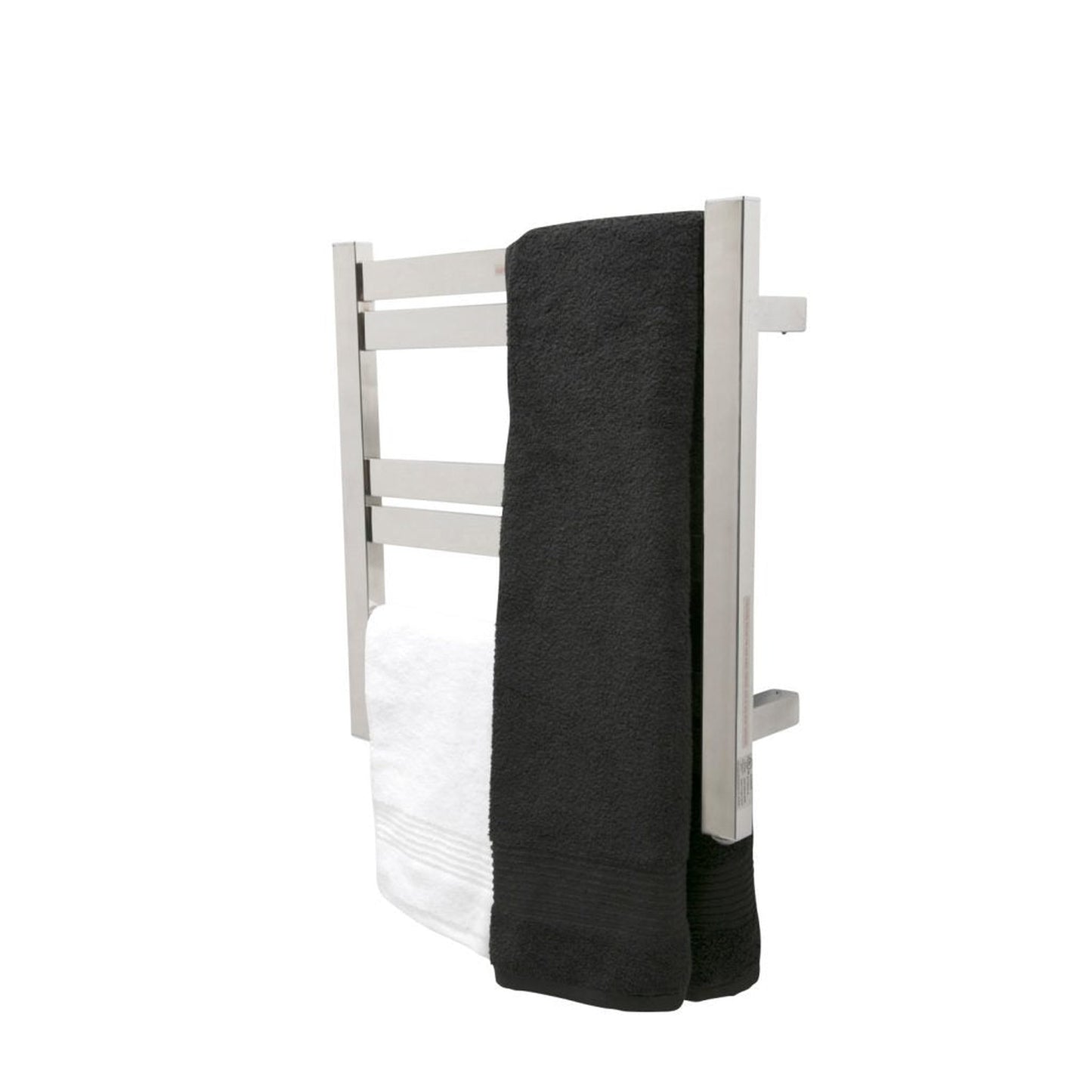 ANZZI Starling Series Polished Chrome 6-Bar Stainless Steel Wall-Mounted Electric Towel Warmer Rack