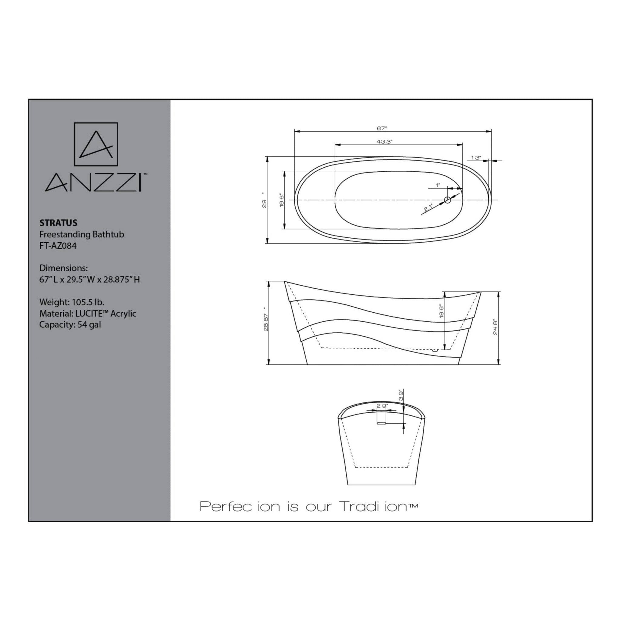 ANZZI Stratus Series 67