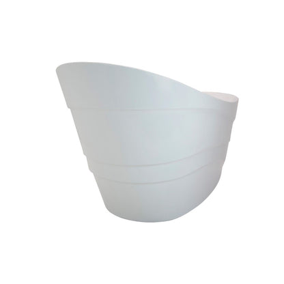 ANZZI Stratus Series 67" x 30" Glossy White Freestanding Bathtub With Built-In Overflow and Reversible Drain