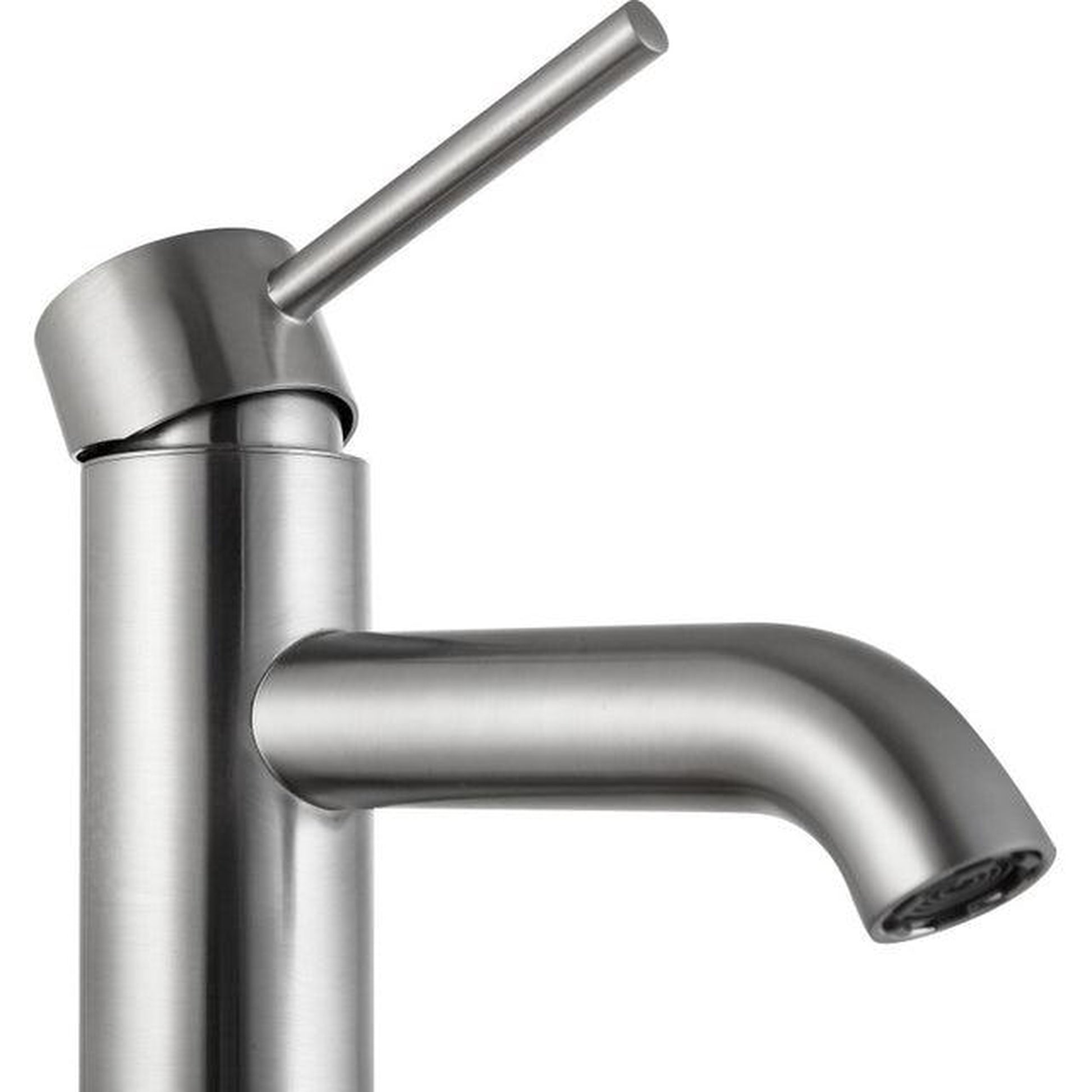 ANZZI Valle Series 4" Single Hole Brushed Nickel Bathroom Sink Faucet