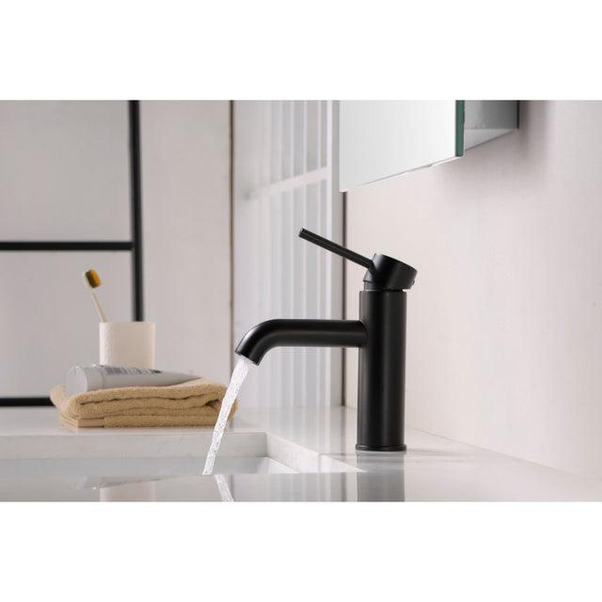 ANZZI Valle Series 4" Single Hole Oil Rubbed Bronze Bathroom Sink Faucet