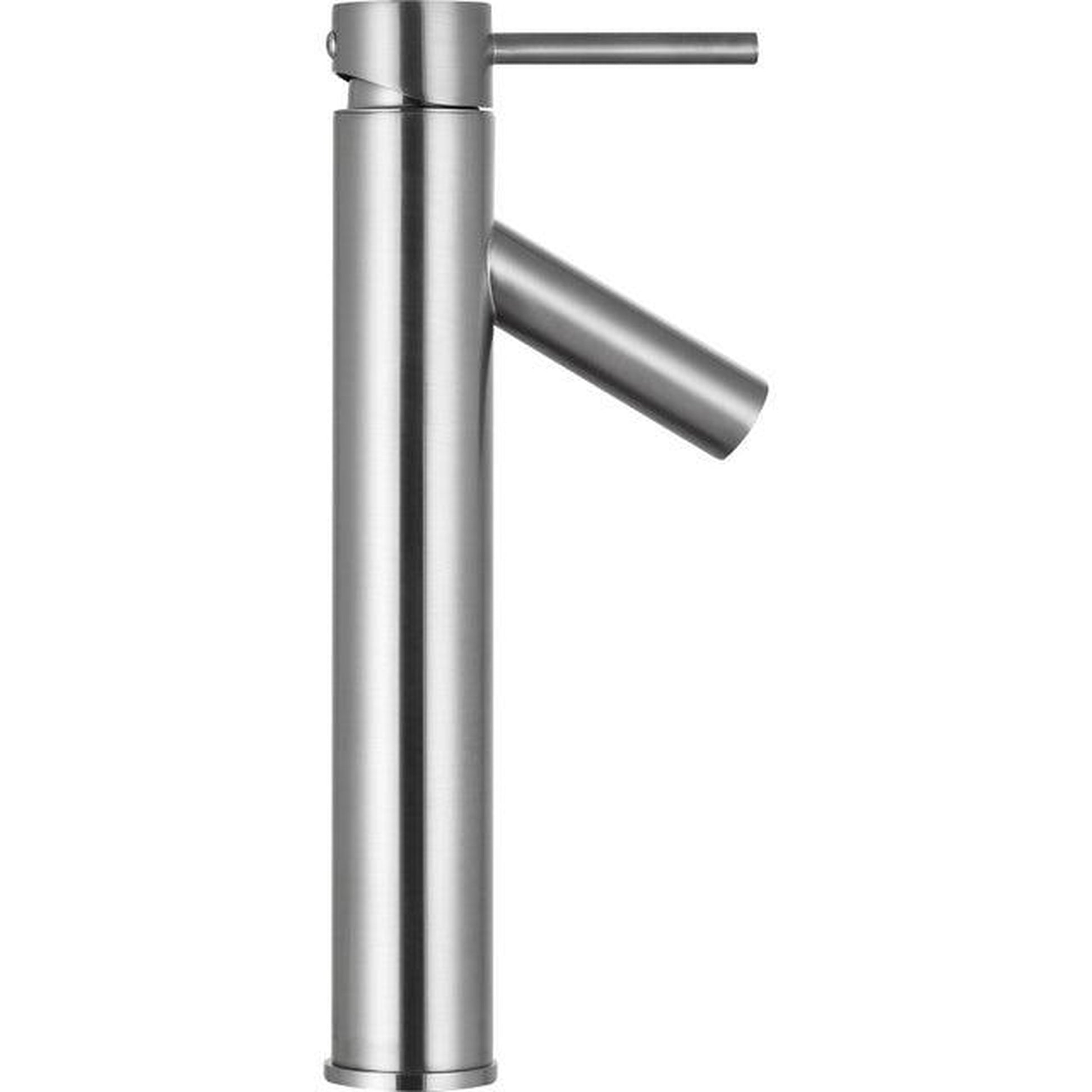 ANZZI Valle Series 8" Single Hole Brushed Nickel Bathroom Sink Faucet
