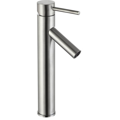 ANZZI Valle Series 8" Single Hole Brushed Nickel Bathroom Sink Faucet