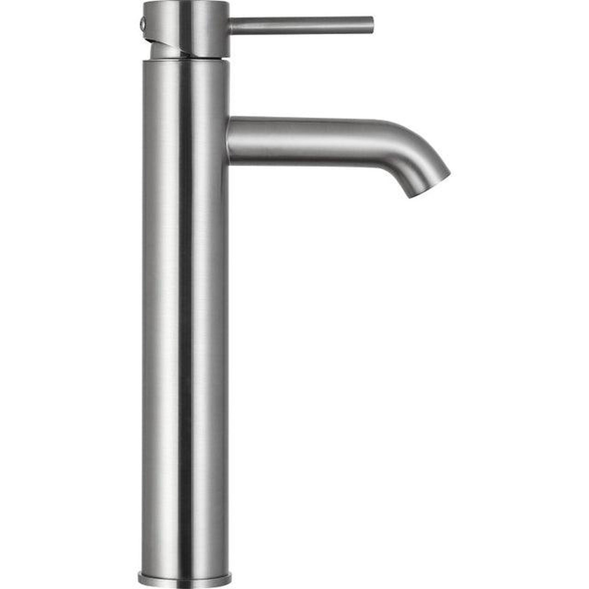 ANZZI Valle Series 9" Single Hole Brushed Nickel Bathroom Sink Faucet