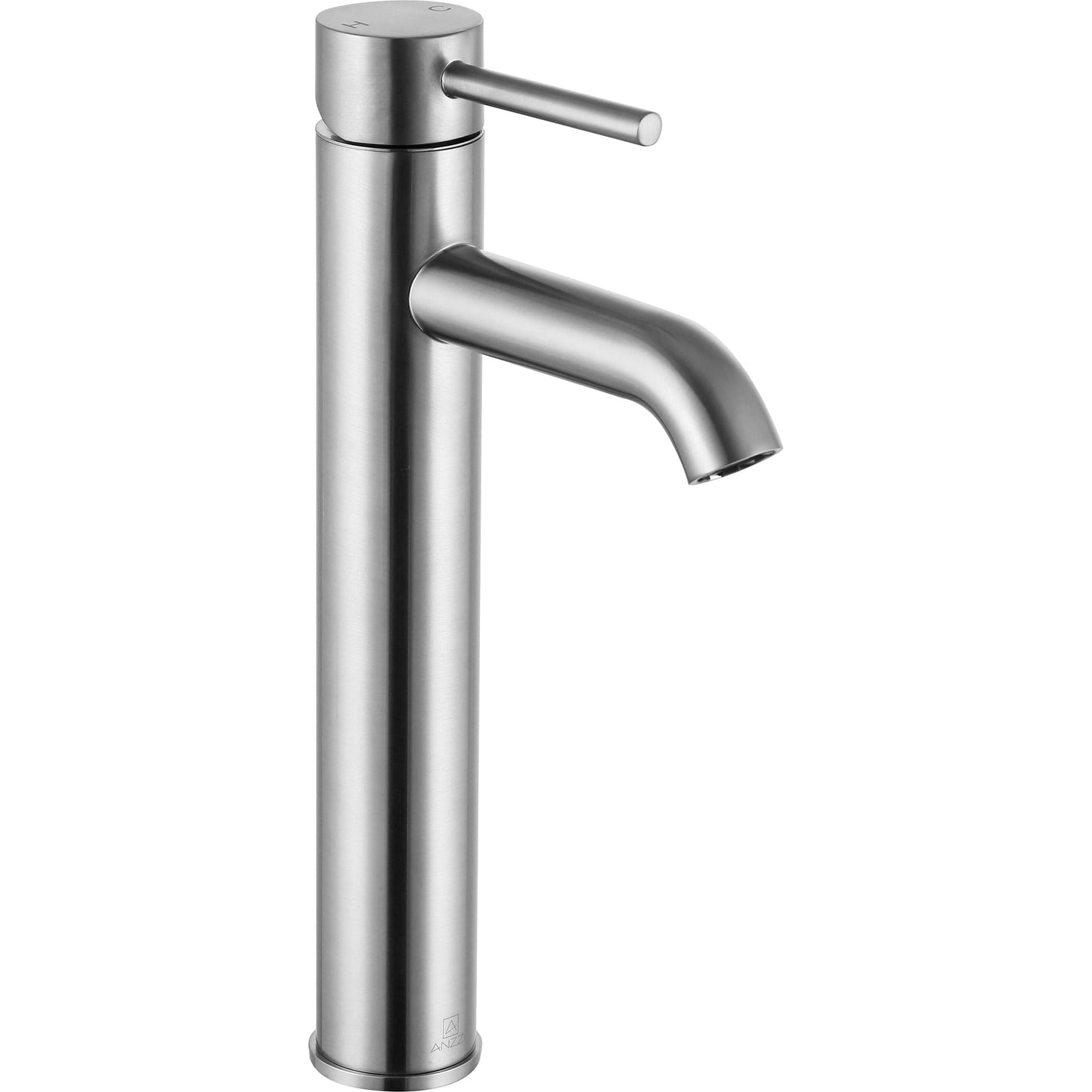 ANZZI Valle Series 9" Single Hole Brushed Nickel Bathroom Sink Faucet