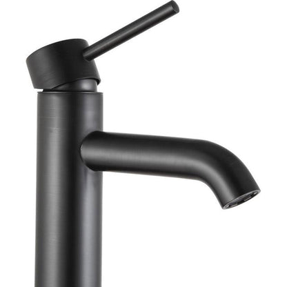 ANZZI Valle Series 9" Single Hole Oil Rubbed Bronze Bathroom Sink Faucet