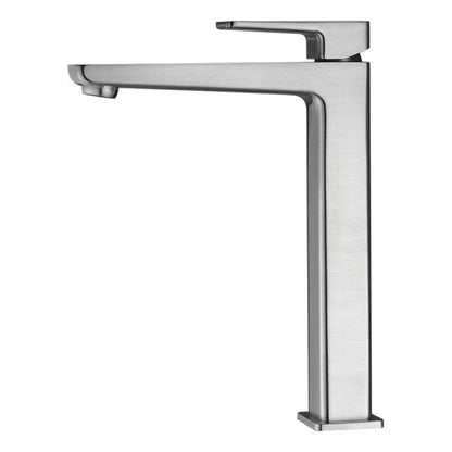 ANZZI Valor Series 9" Single Hole Brushed Nickel Bathroom Sink Faucet