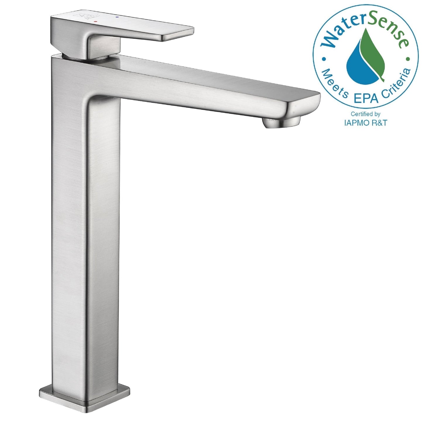 ANZZI Valor Series 9" Single Hole Brushed Nickel Bathroom Sink Faucet