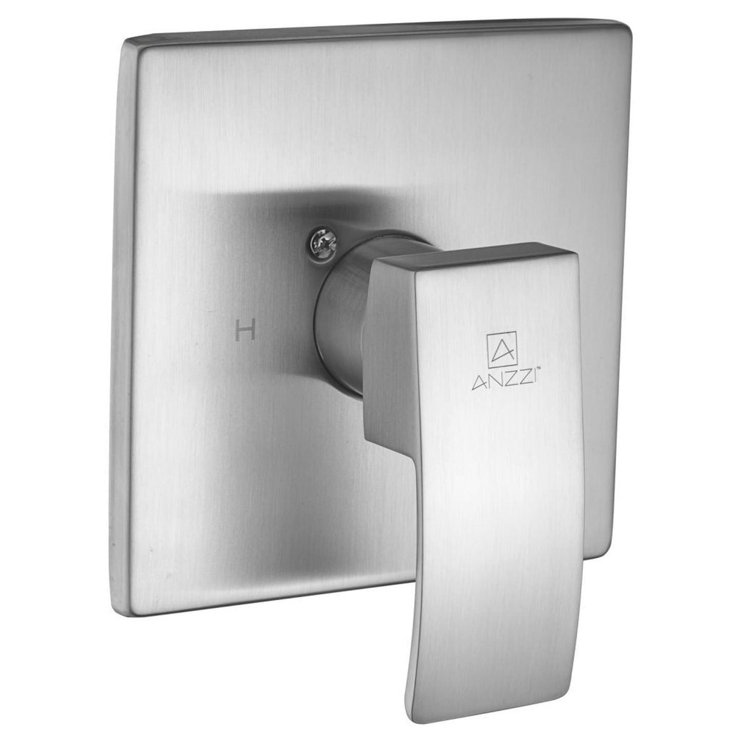 ANZZI Viace Series Wall-Mounted Brushed Nickel Single Handle Fixed Heavy Rain Shower Head