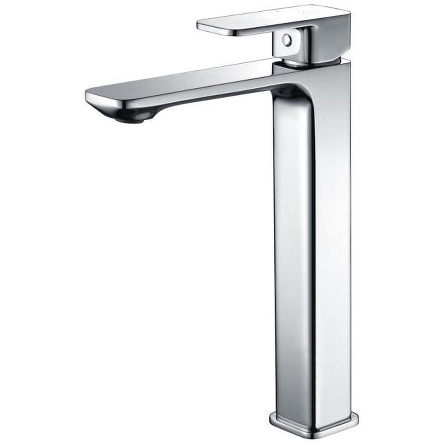 ANZZI Vibra Series 9" Single Hole Polished Chrome Bathroom Sink Faucet