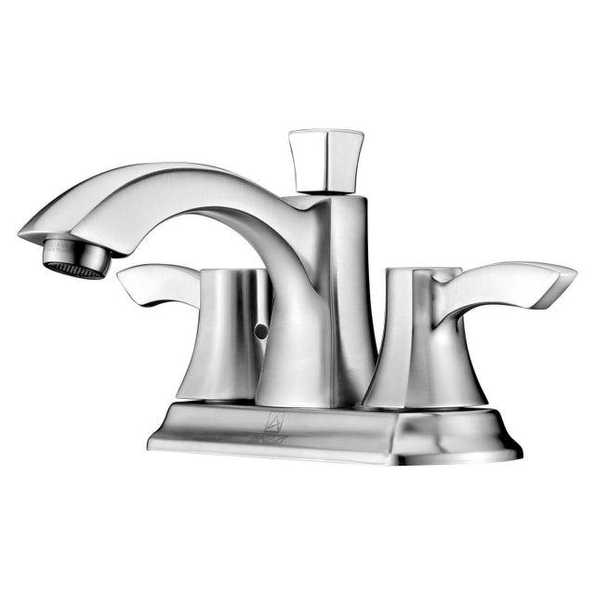 ANZZI Vista Series 3" Centerset Brushed Nickel Mid-Arc Bathroom Sink Faucet