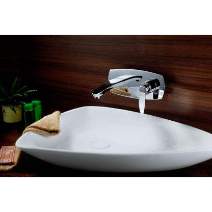 ANZZI Voce Series 7" Single Hole Polished Chrome Bathroom Sink Faucet