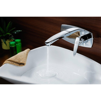 ANZZI Voce Series 7" Single Hole Polished Chrome Bathroom Sink Faucet