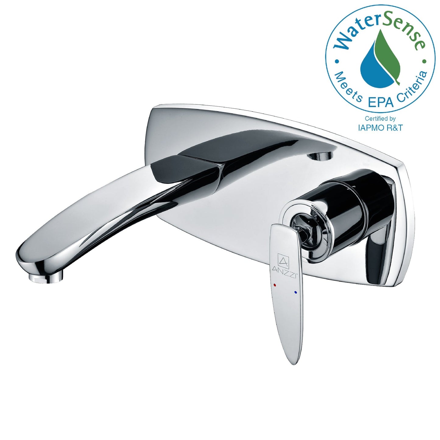 ANZZI Voce Series 7" Single Hole Polished Chrome Bathroom Sink Faucet