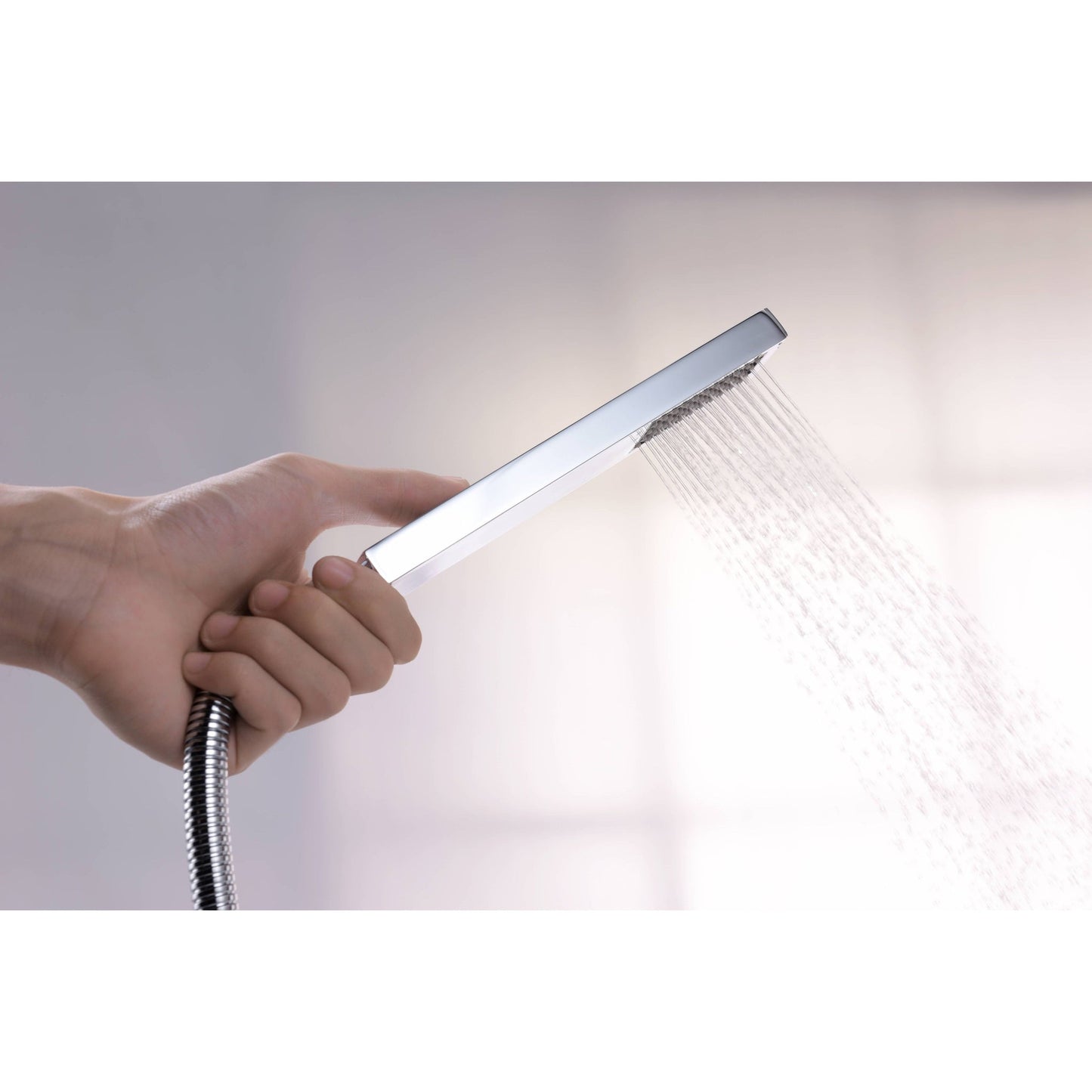 ANZZI Yosemite Series 2-Handle Polished Chrome Clawfoot Tub Faucet With Euro-Grip Handheld Sprayer