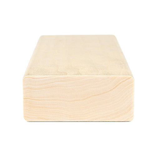 PROSAUNAS Aspen 2" x 3" x 10' Natural Aspen Wood Smooth 4 Sides, Eased Edges Sauna Bench Material