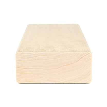 PROSAUNAS Aspen 2" x 3" x 10' Natural Aspen Wood Smooth 4 Sides, Eased Edges Sauna Bench Material