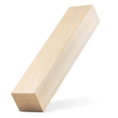 PROSAUNAS Aspen 3" x 3" x 8' Natural Aspen Wood Smooth 4 Sides, Eased Edges Sauna Bench Material