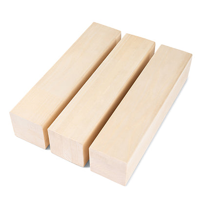 PROSAUNAS Aspen 3" x 3" x 8' Natural Aspen Wood Smooth 4 Sides, Eased Edges Sauna Bench Material