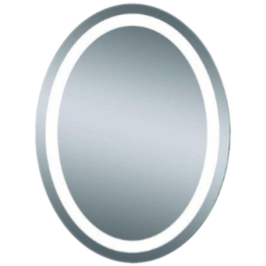 Afina Illume 24" x 32" Oval LED Lighted Polished Edge Mirror