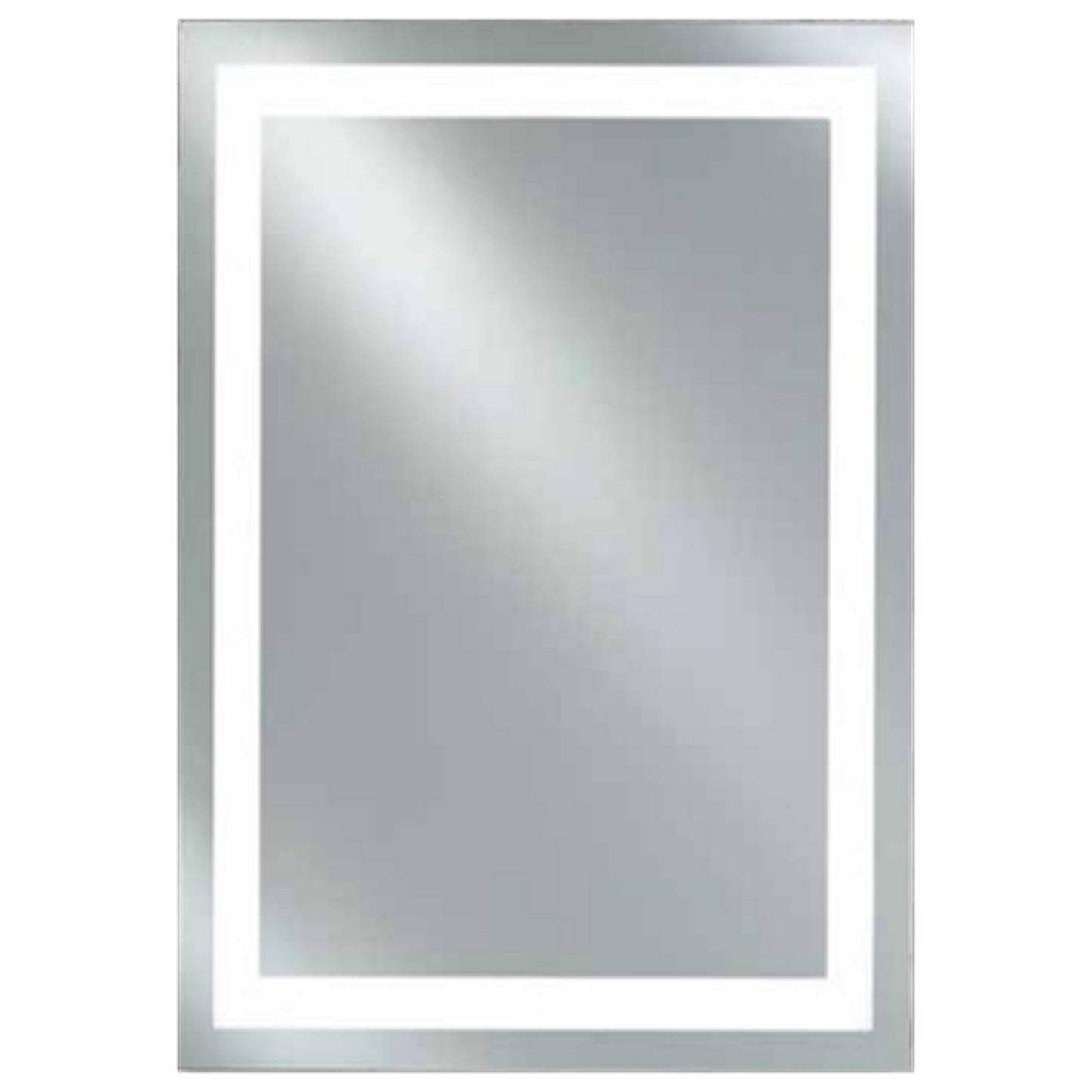 Afina Illume 30" x 36" Rectangle LED Lighted Polished Edge Mirror