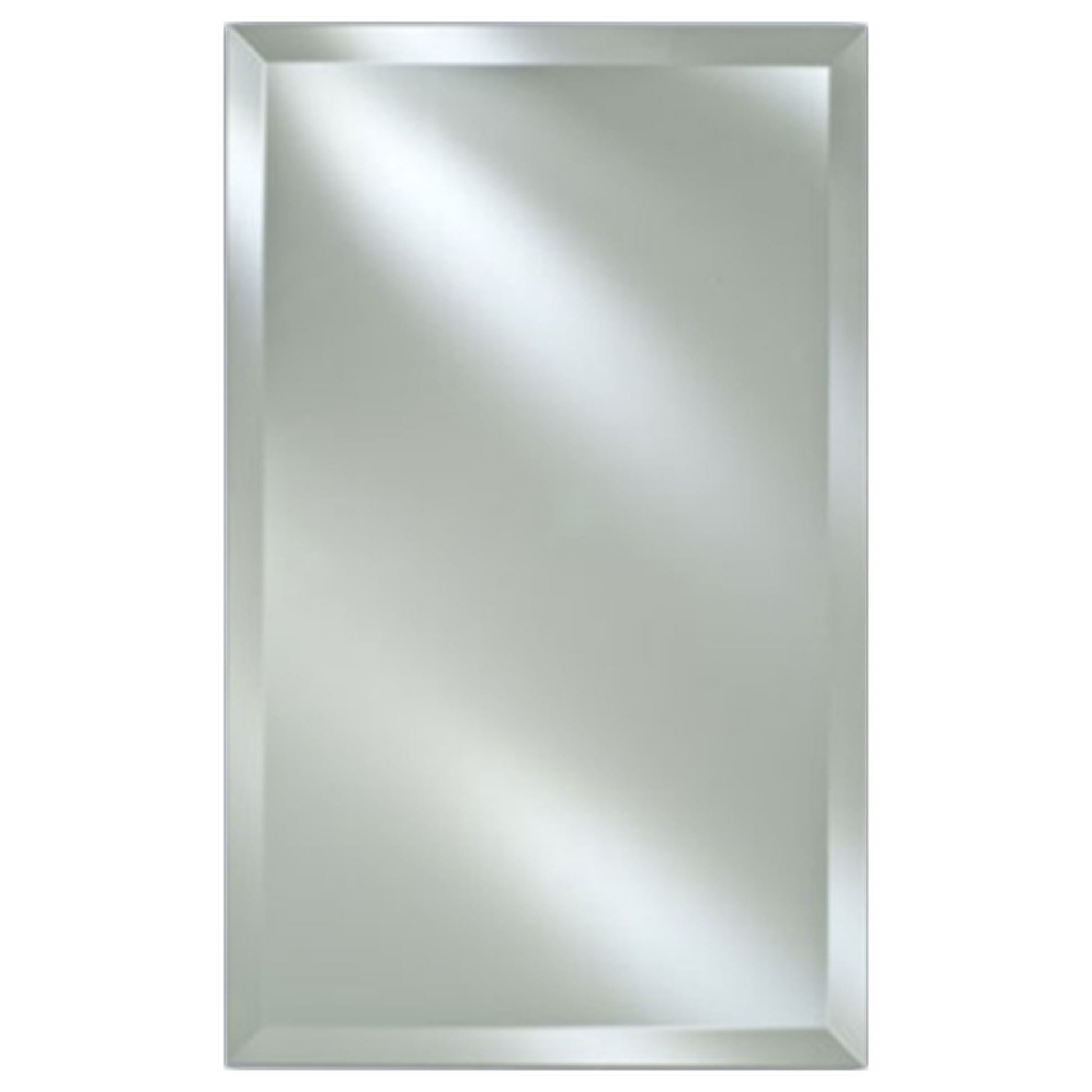 Afina Radiance Frameless 16" x 26" Rectangular 1" Beveled Mirror