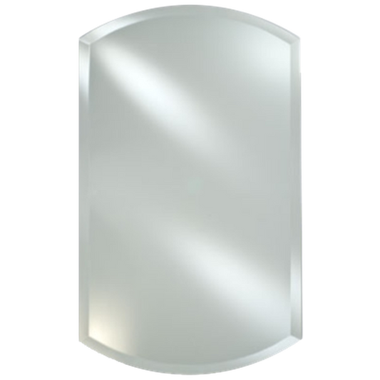 Afina Radiance Frameless 20" x 32" Double Arch Top 1" Beveled Mirror